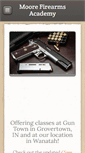 Mobile Screenshot of moorefirearmsacademy.com